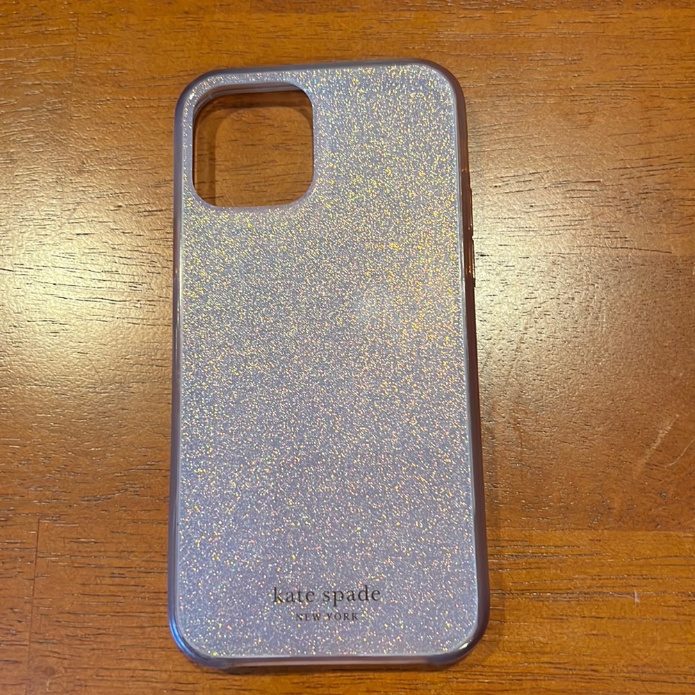 Glitter 12 pro iPhone cover by Kate Spade.